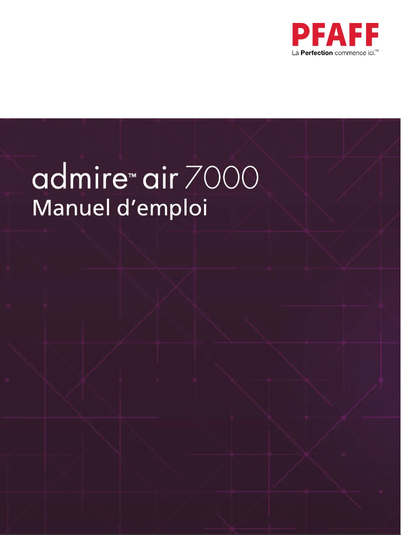 First page image of the manual for Admire Air 7000