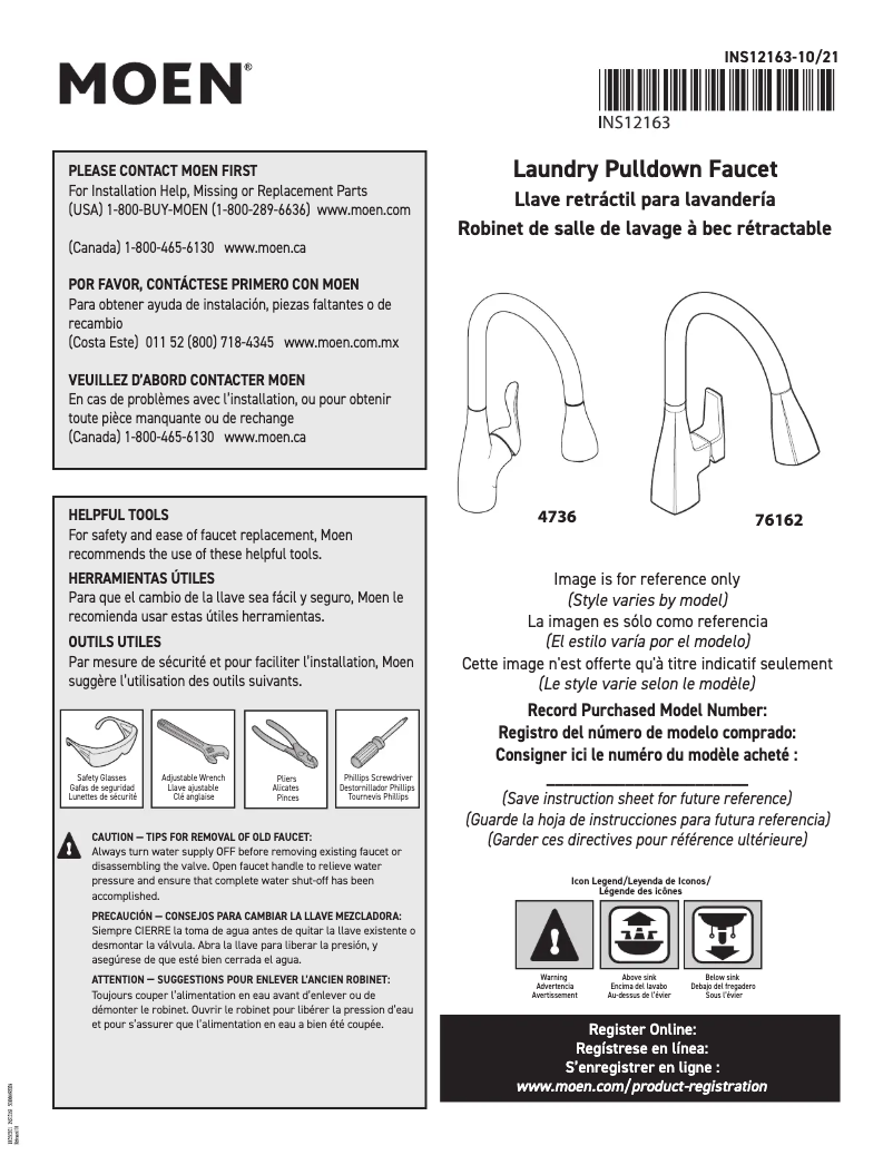 First page image of the manual for Arbor 4736
