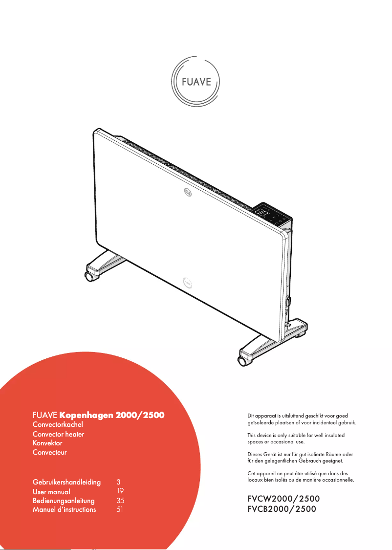 First page image of the manual for Kopenhagen 2000