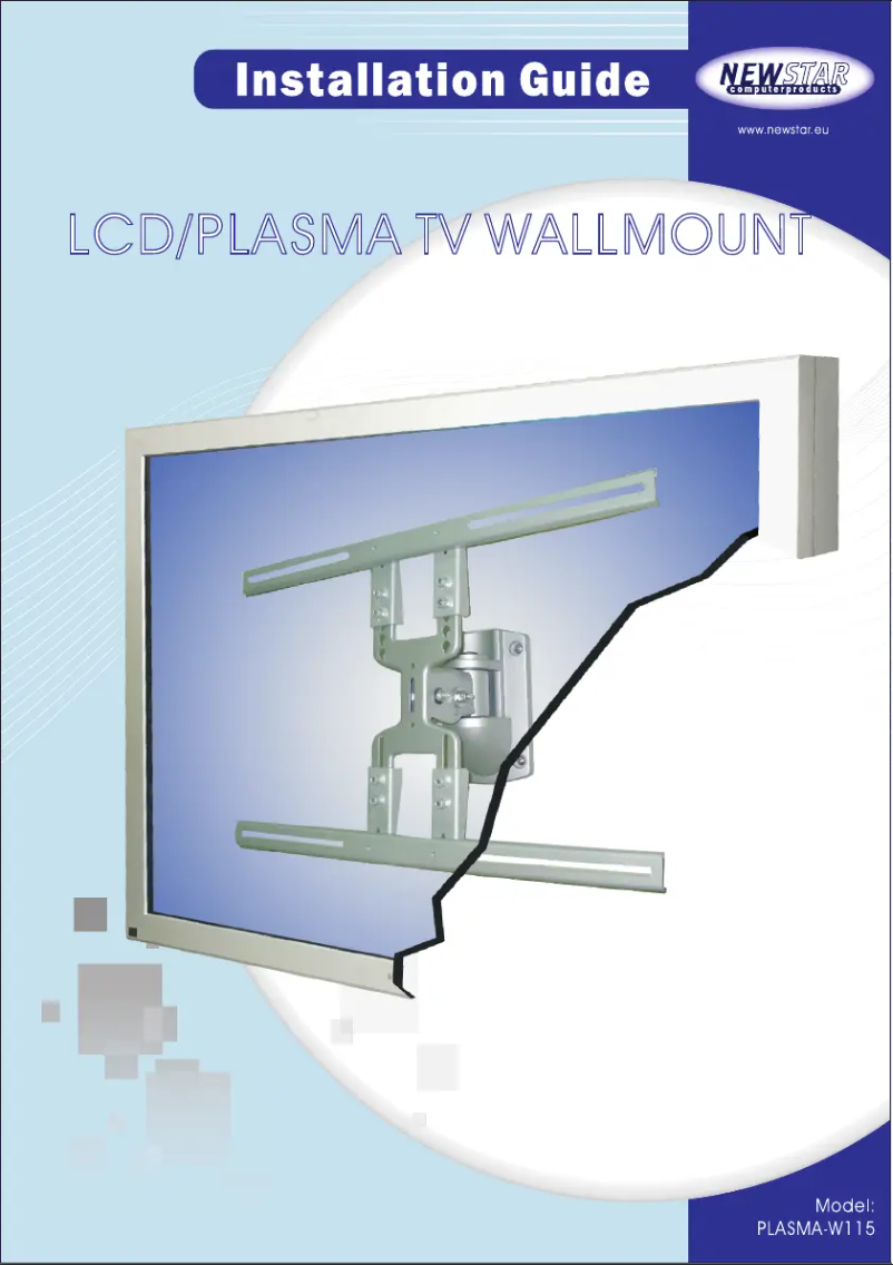 Page 1 of the manual User Manual Newstar PLASMA-W115
