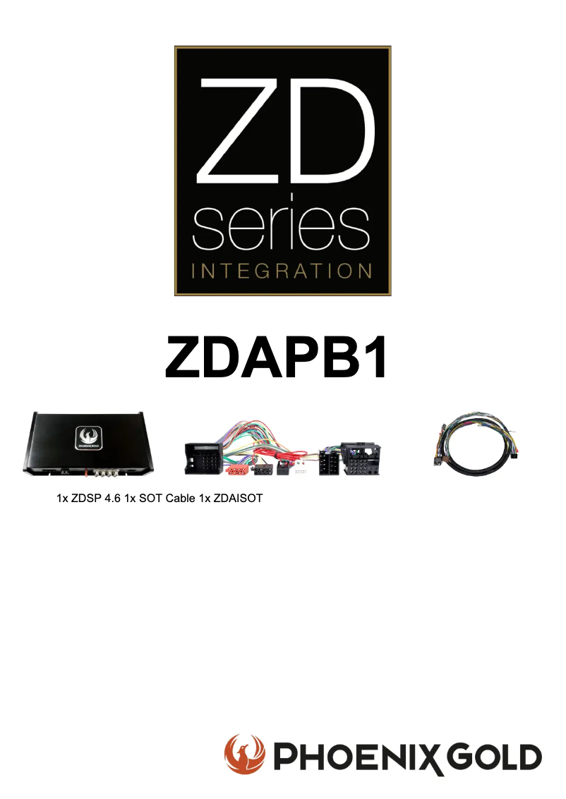 First page image of the manual for ZDAPB1