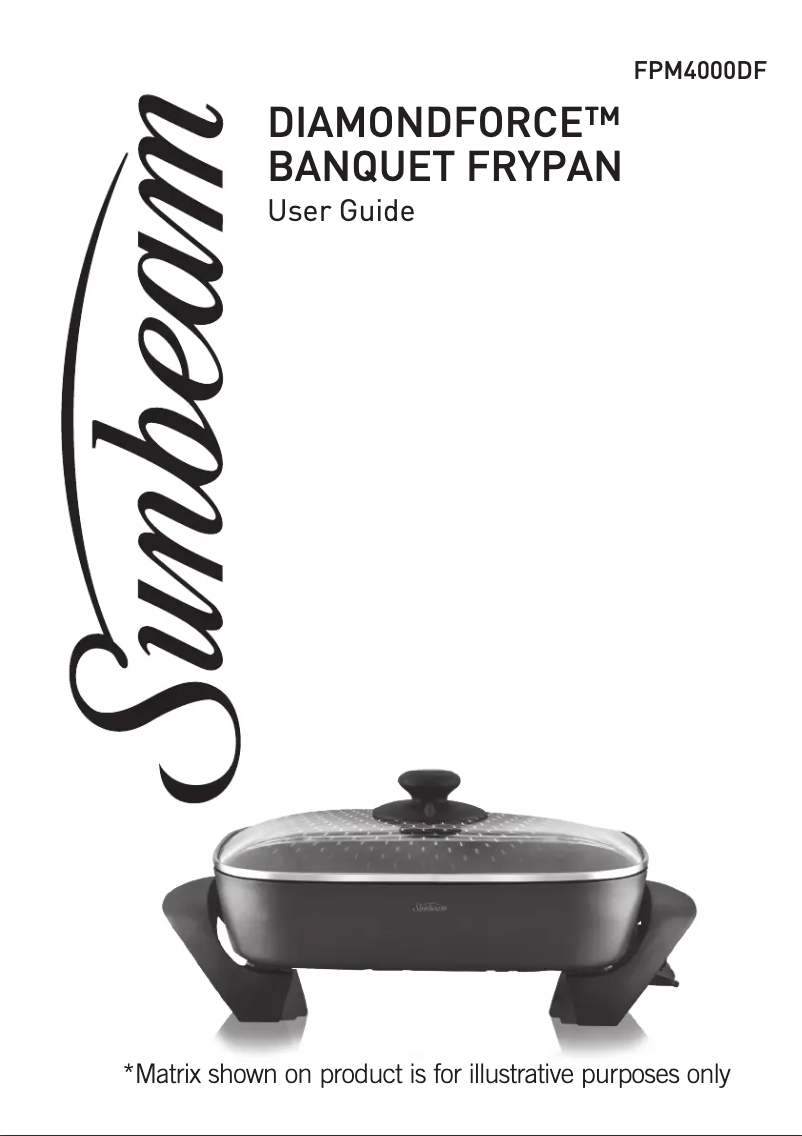 First page image of the manual for DiamondForce FPM4000DF