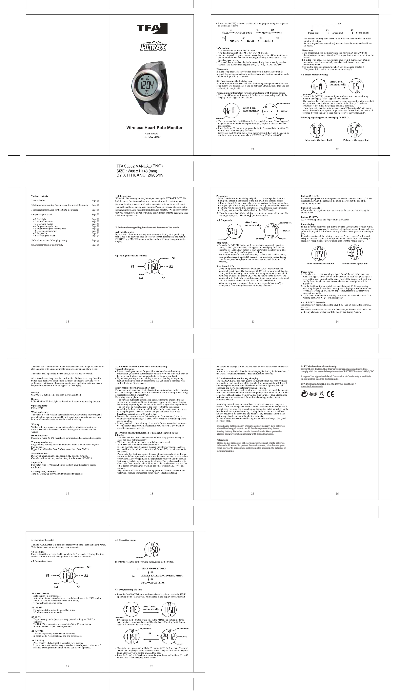 Page 1 de la notice Manuel utilisateur TFA 42.7008