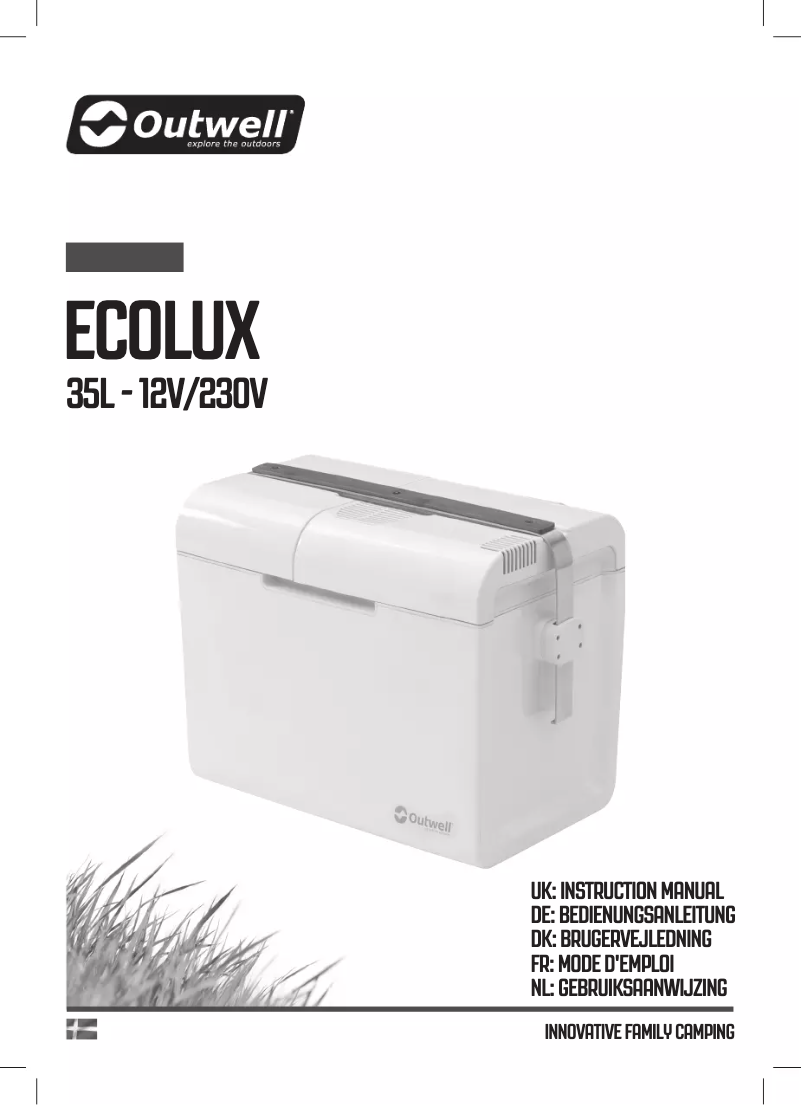 Image de la première page du manuel de l'appareil Ecolux 35L