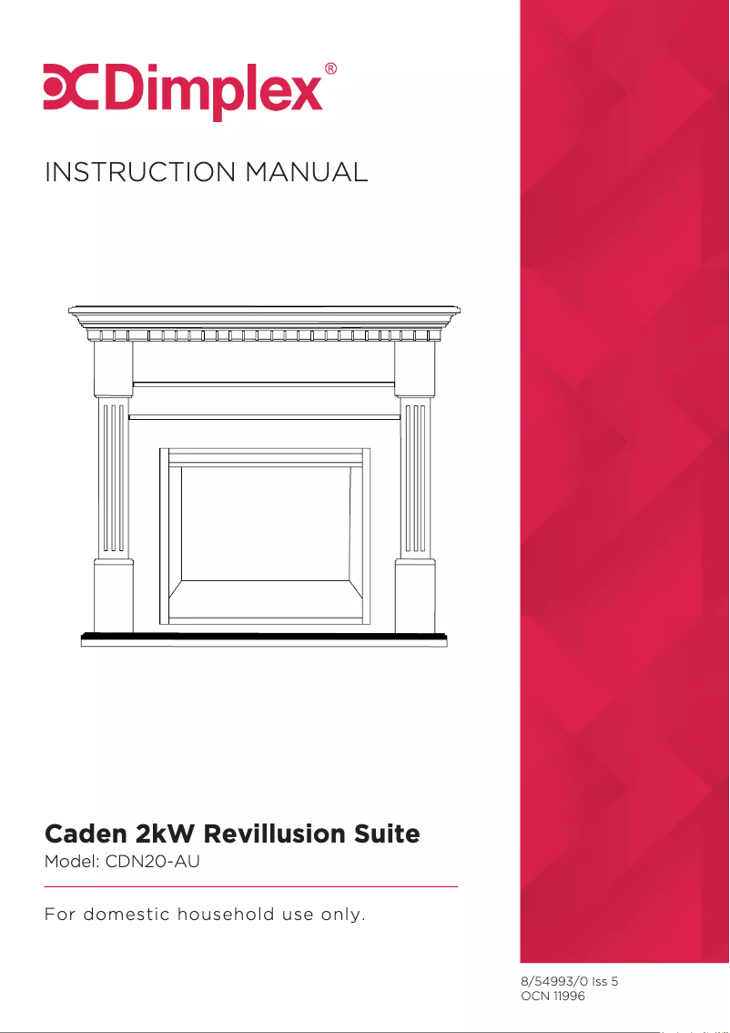 First page image of the manual for Caden CDN20-AU