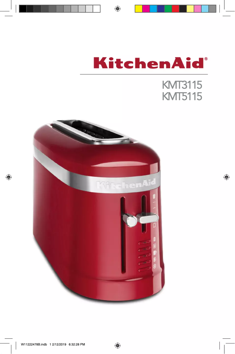 Page 1 of the manual User Manual KitchenAid KMT3115ER