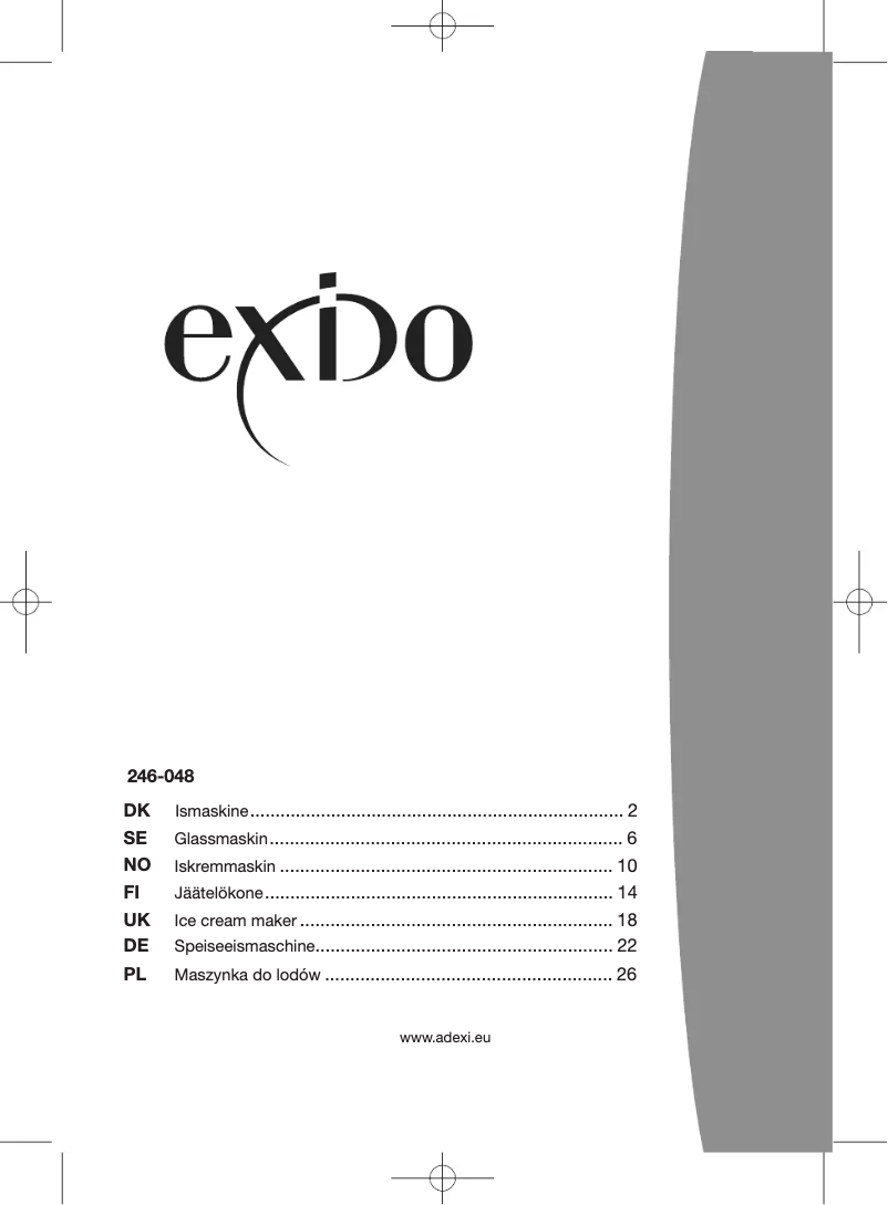 First page image of the manual for 246-048