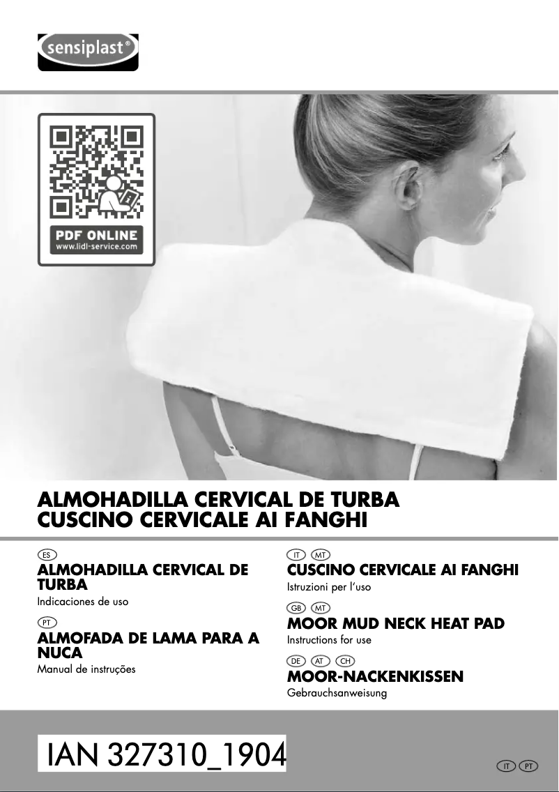 Page 1 of the manual User Manual Sensiplast IAN 327310