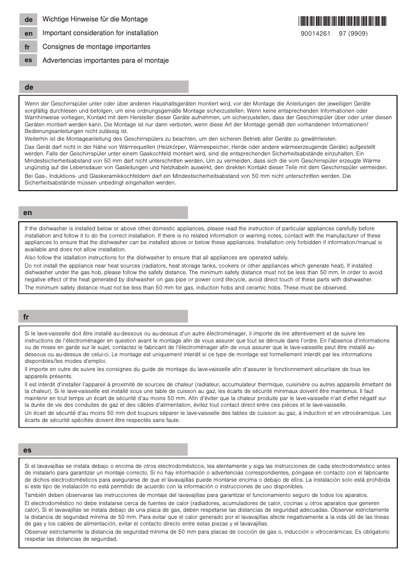 First page image of the manual for SCE52M55EU