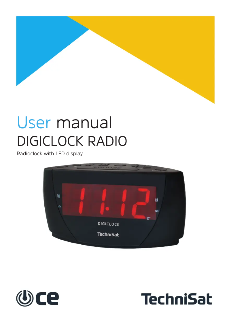 First page image of the manual for Digiclock