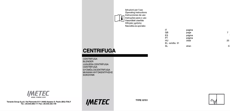 First page image of the manual for Wellness JE