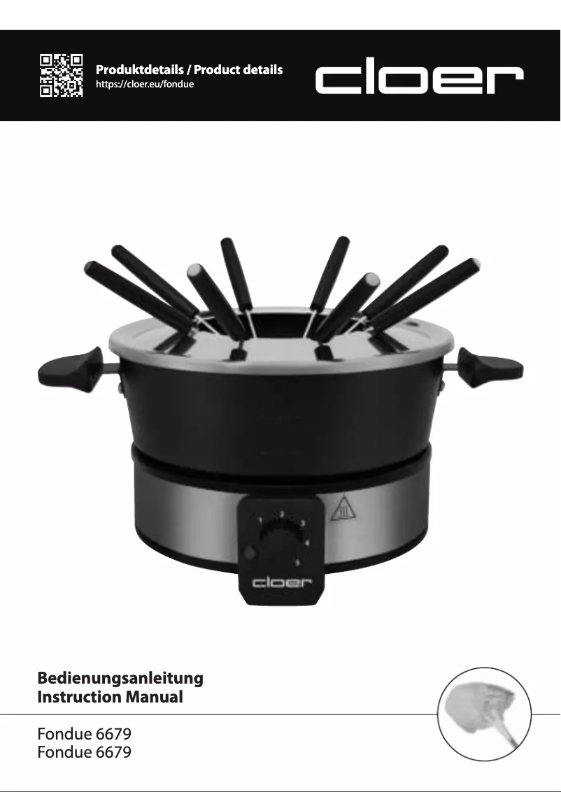 Page 1 of the manual User Manual Cloer 6679