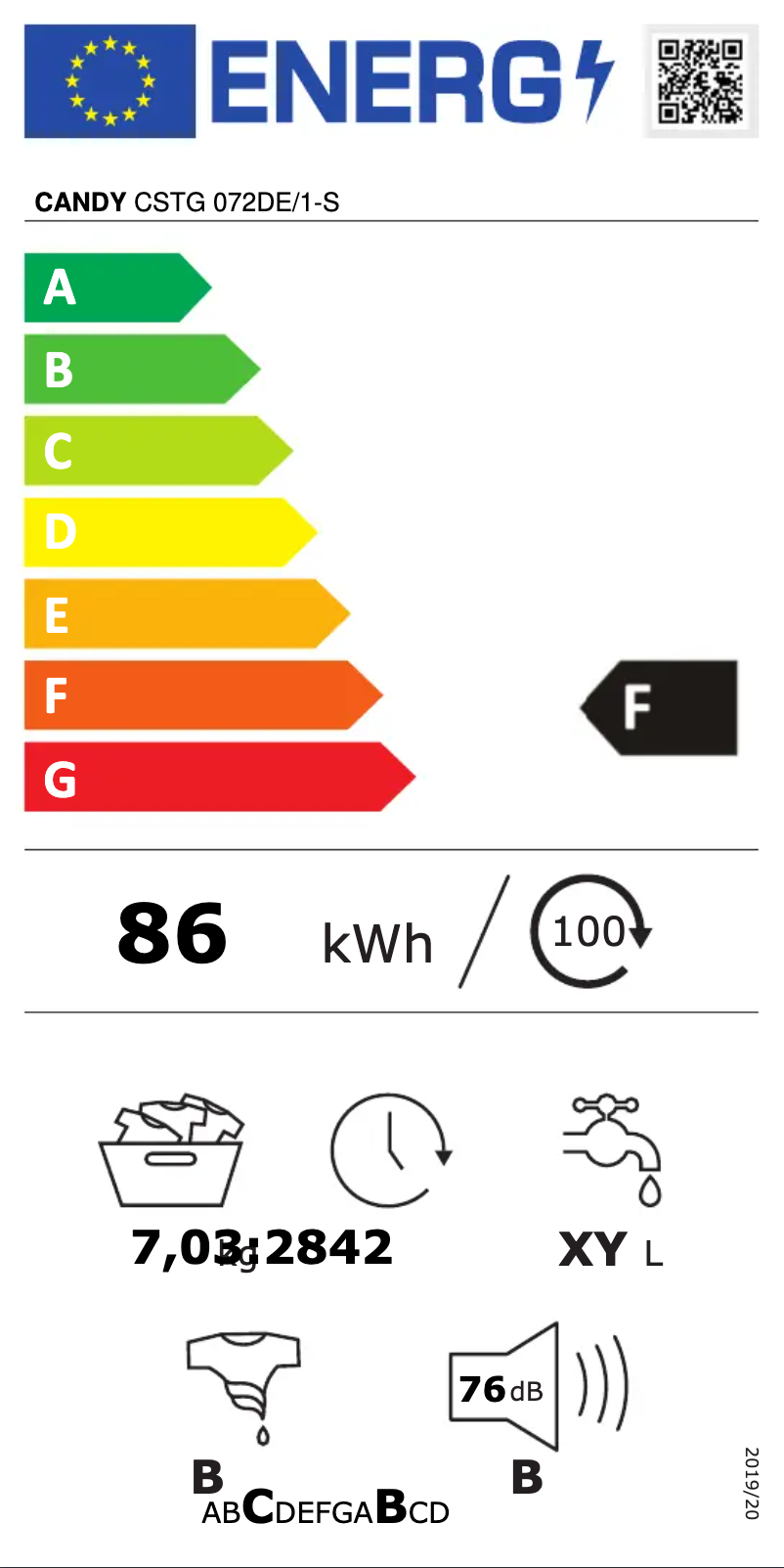 First page image of the manual for CSTG 072DE/1-S