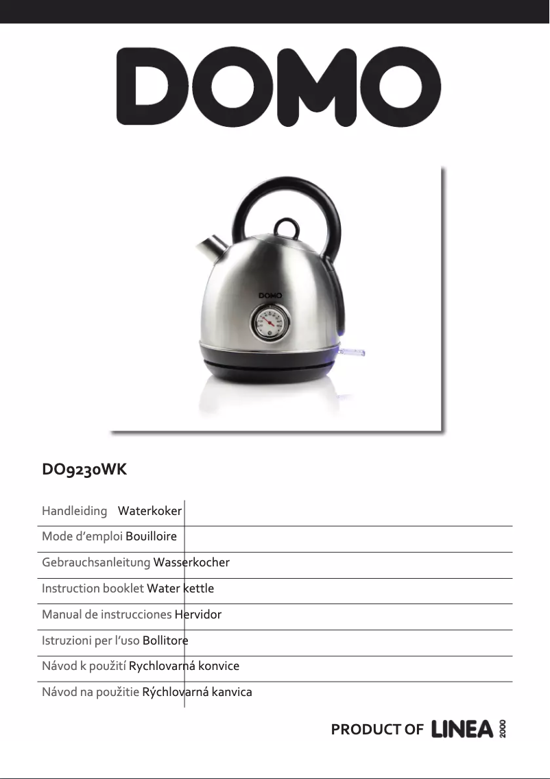 Page 1 of the manual User Manual Domo DO9230WK