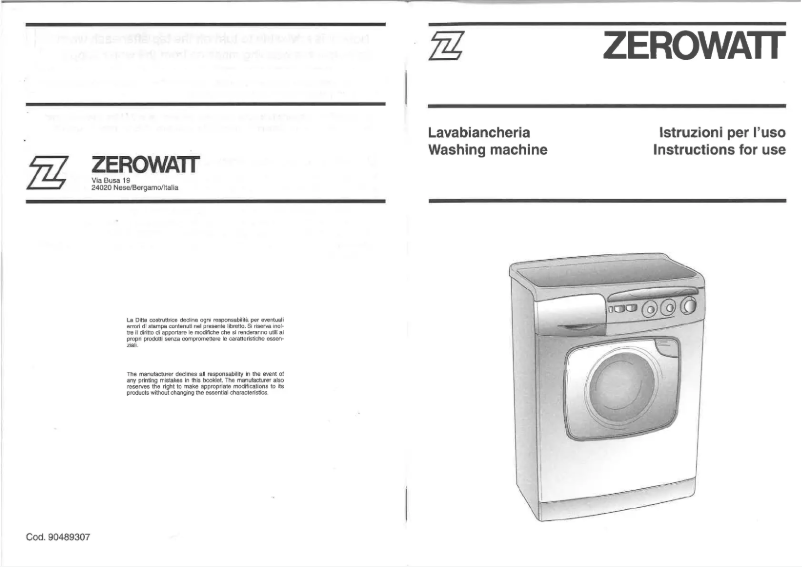 First page image of the manual for ZX 33