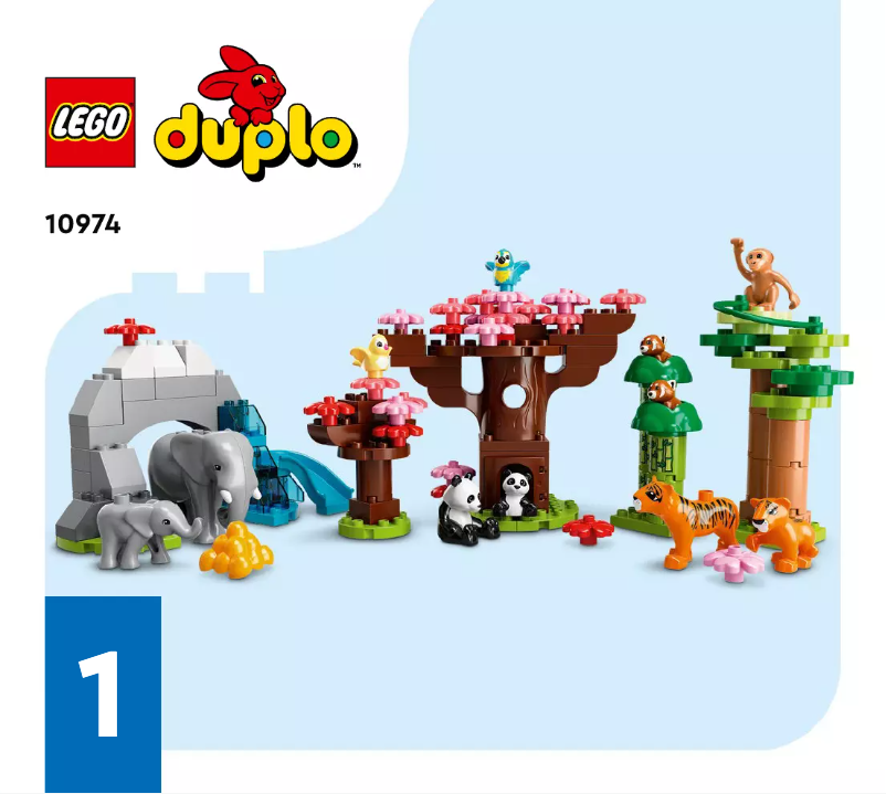 Page 1 of the manual User Manual Lego Duplo 10974
