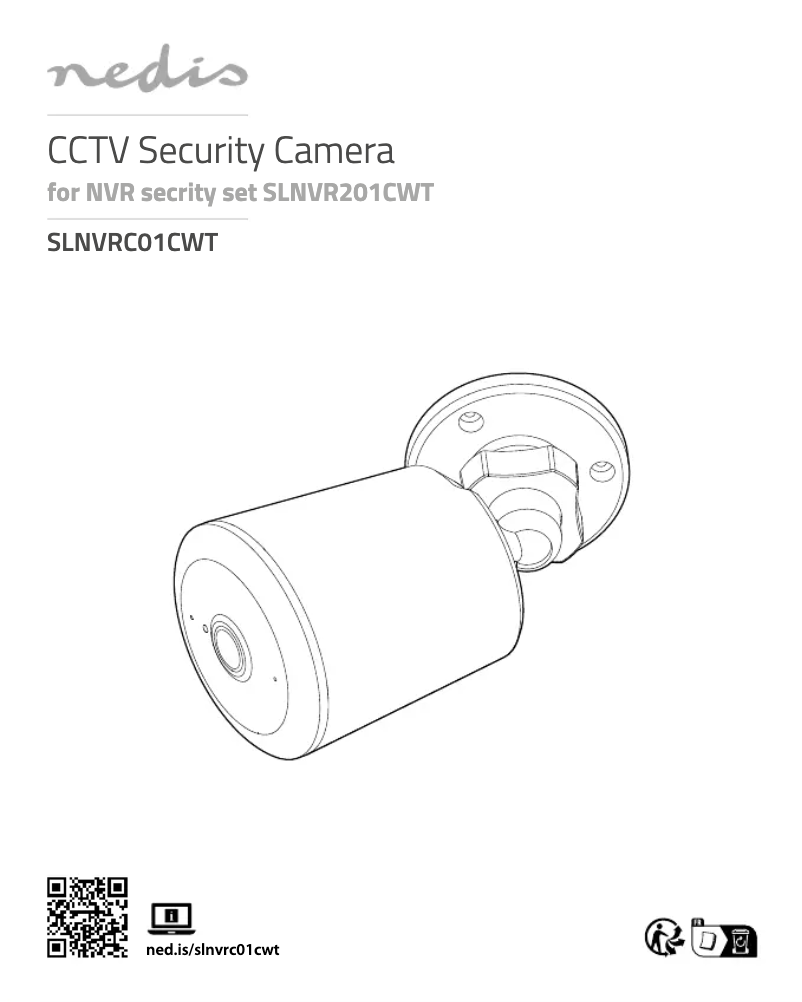 Page 1 of the manual User Manual Nedis SLNVRC01CWT