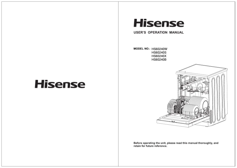 Page 1 of the manual User Manual Hisense HS60240XUK