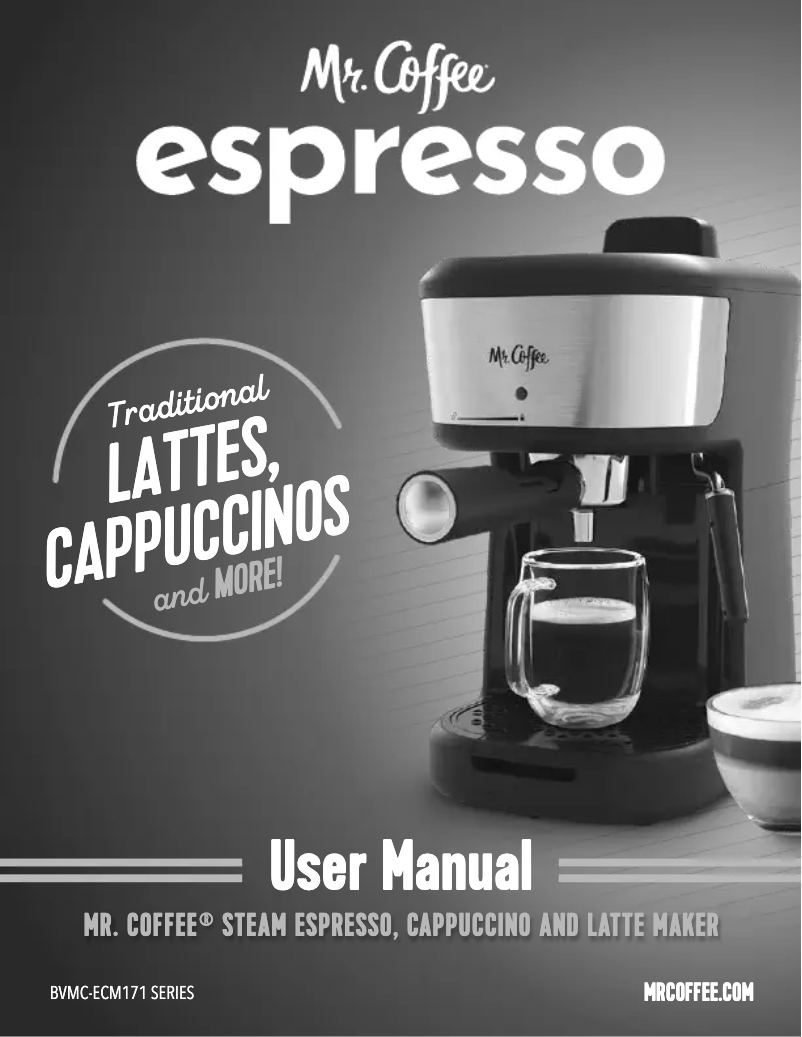 First page image of the manual for Espresso
