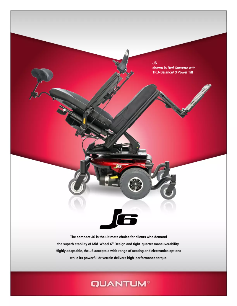 First page image of the manual for J6