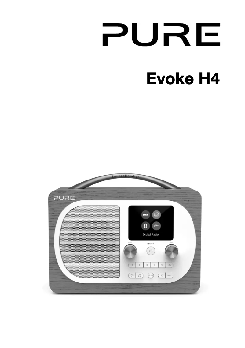 Page 1 of the manual User Manual Pure Evoke H4 Prestige Edition