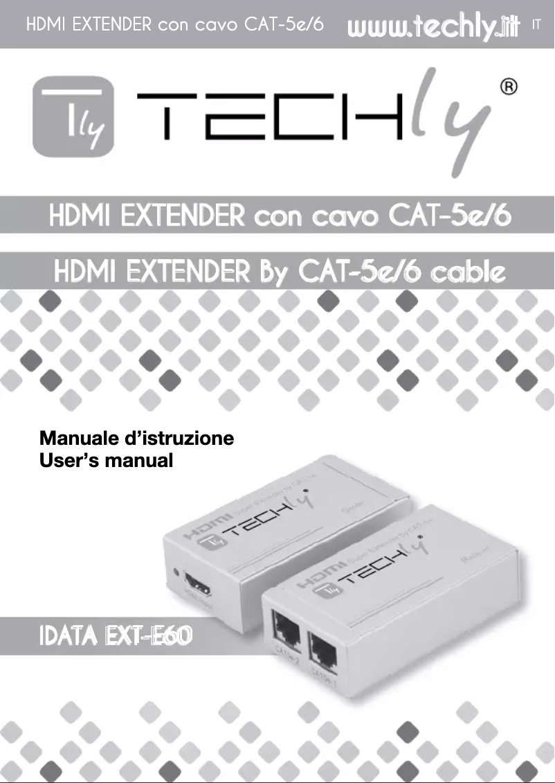 Page 1 of the manual User Manual Techly IDATA EXT-E60