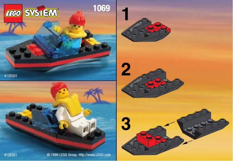 Page 1 of the manual User Manual Lego City 1069