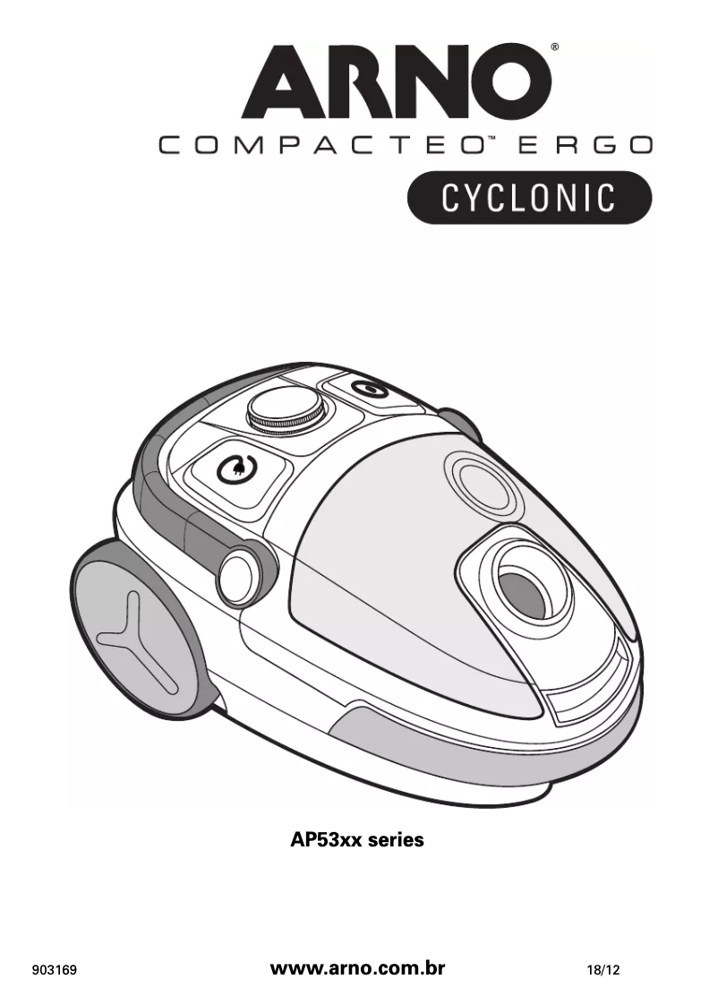 Page 1 of the manual User Manual Arno AP5396Z1