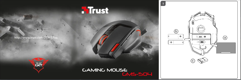 Page 1 of the manual User Manual Trust GMS-504