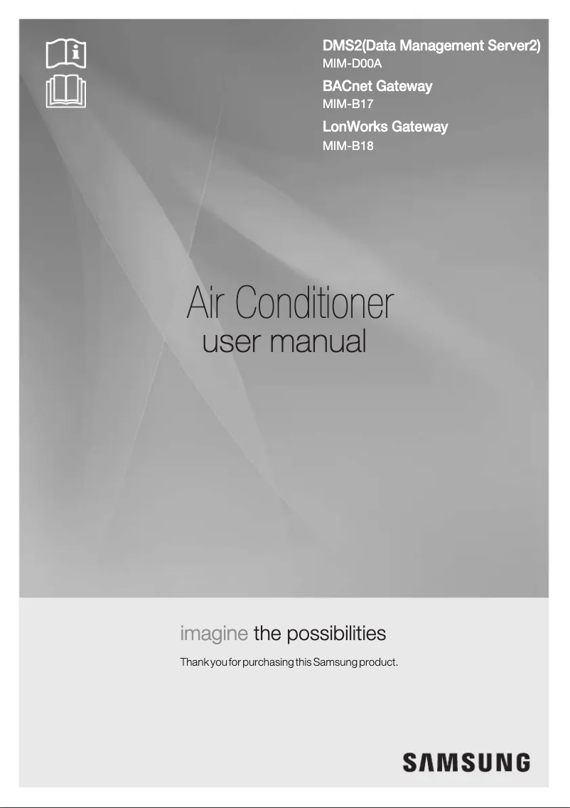 Page 1 of the manual User Manual Samsung MIM-B18