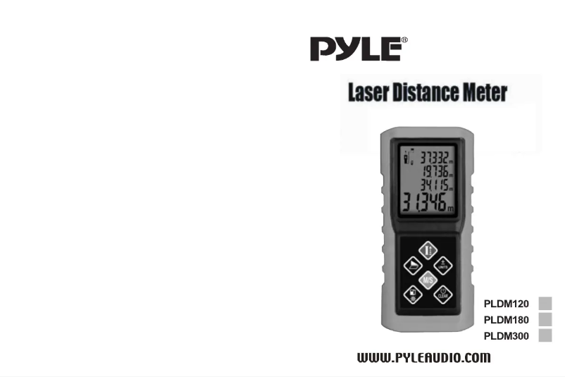 Image de la première page du manuel de l'appareil PLDM180