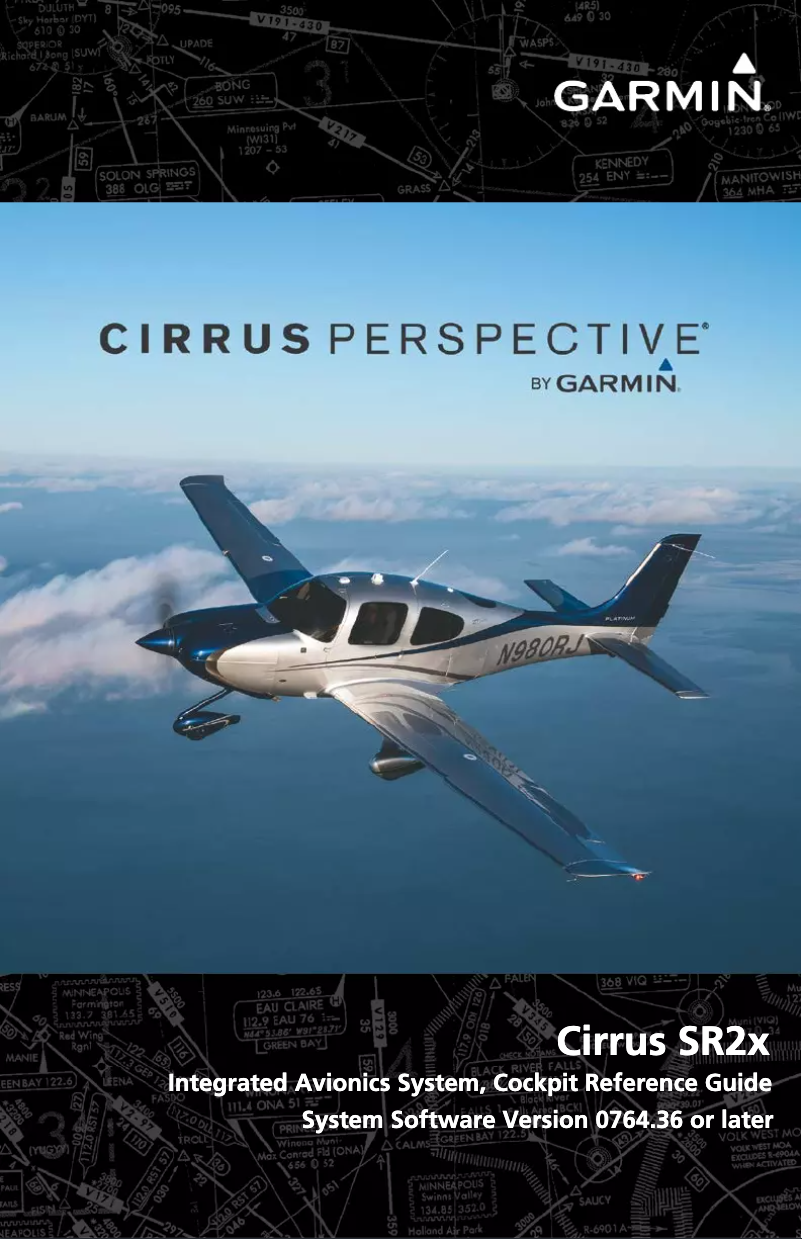 First page image of the manual for Cirrus Perspective SR22