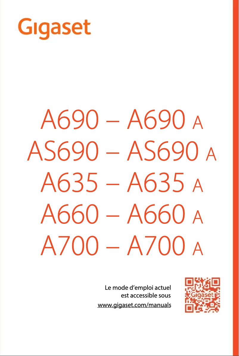 First page image of the manual for AS690H