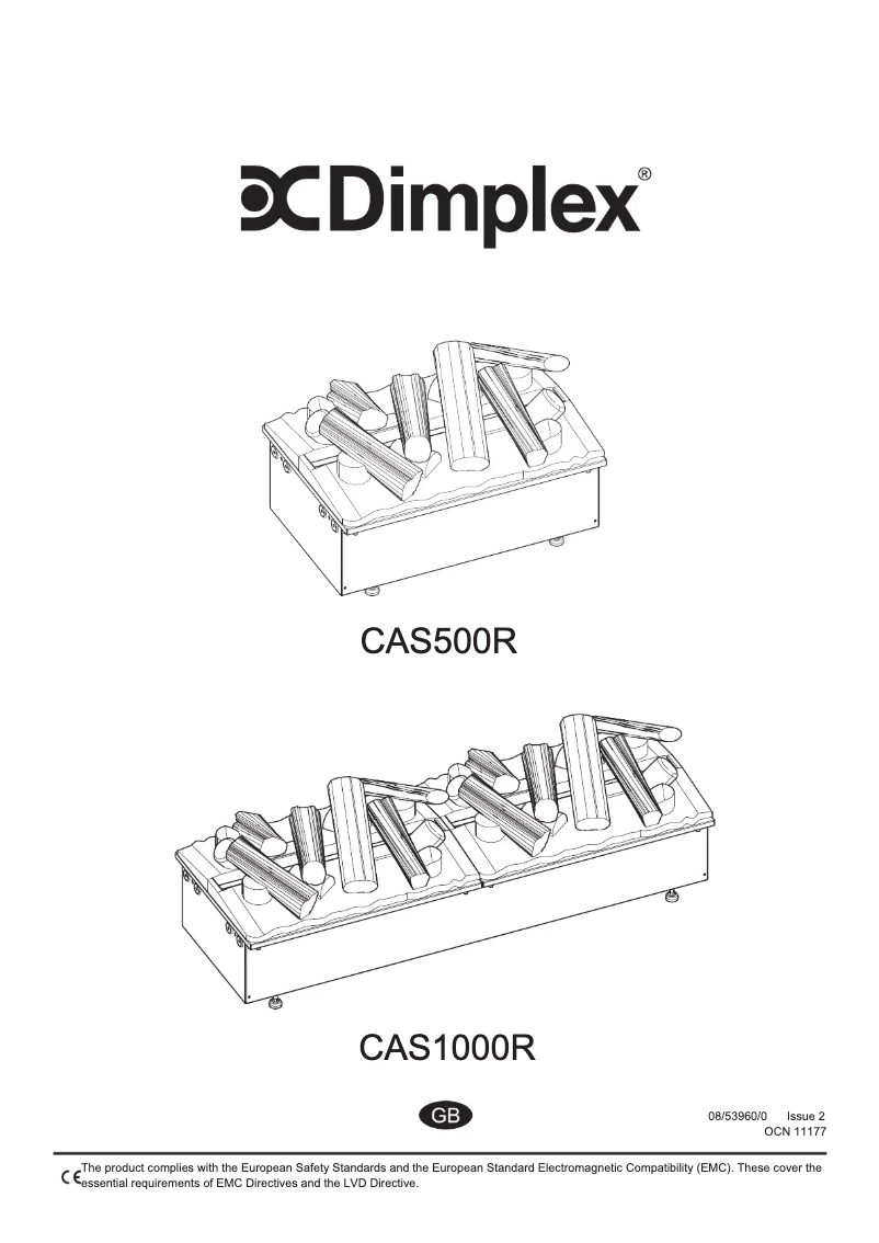 Page 1 of the manual User Manual Dimplex CAS1000