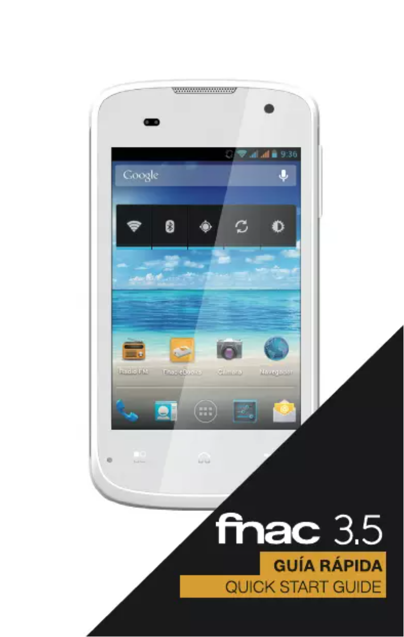 Page 1 of the manual User Manual bq Fnac 3.5