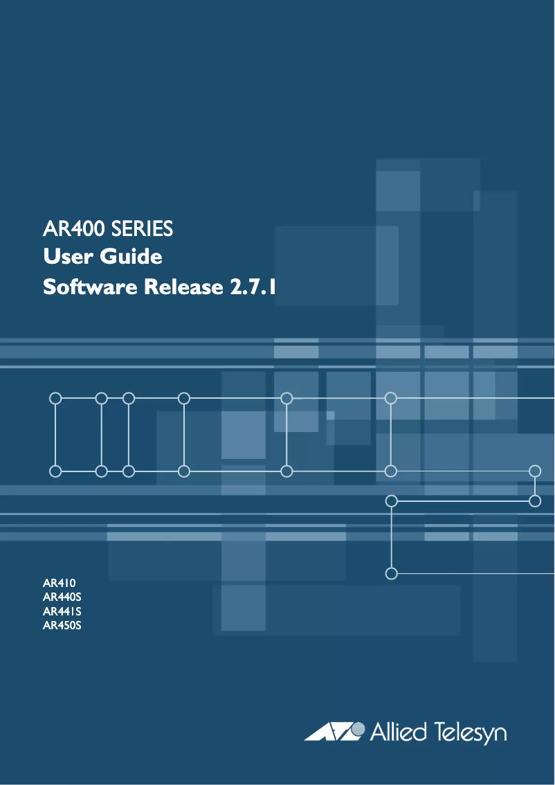 Image de la première page du manuel de l'appareil AR410