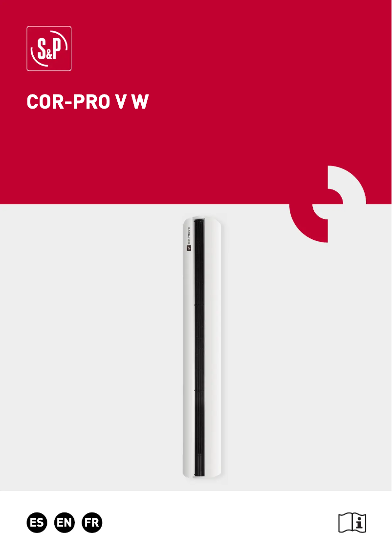 First page image of the manual for COR-PRO V W