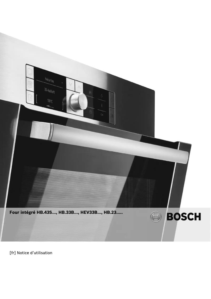 First page image of the manual for HBA43S452E