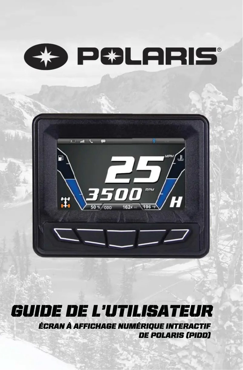 Page 1 of the manual User Manual Polaris 600 RMK 155(2016)