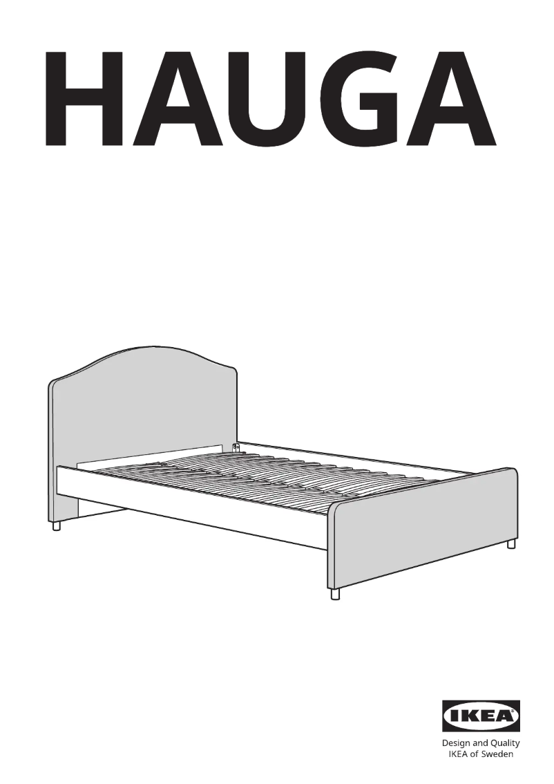 Page 1 of the manual User Manual Ikea HAUGA 704.463.52