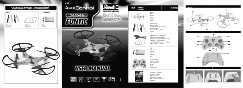 Page 1 of the manual User Manual Revell Funtic