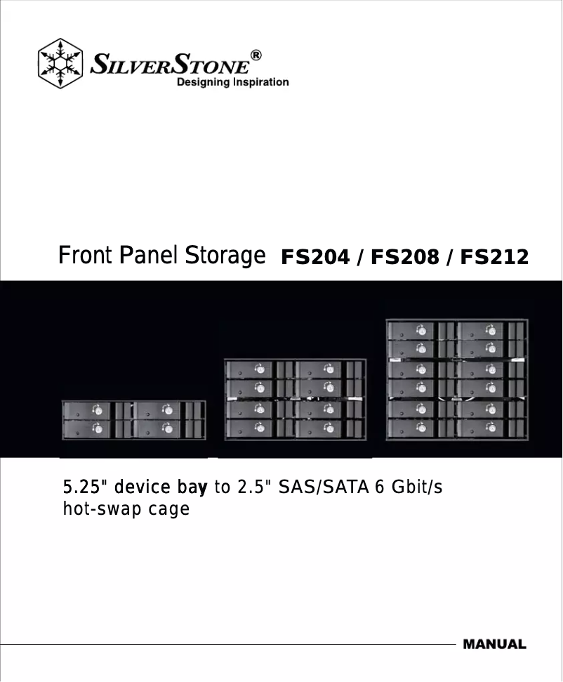 First page image of the manual for SST-FS212B