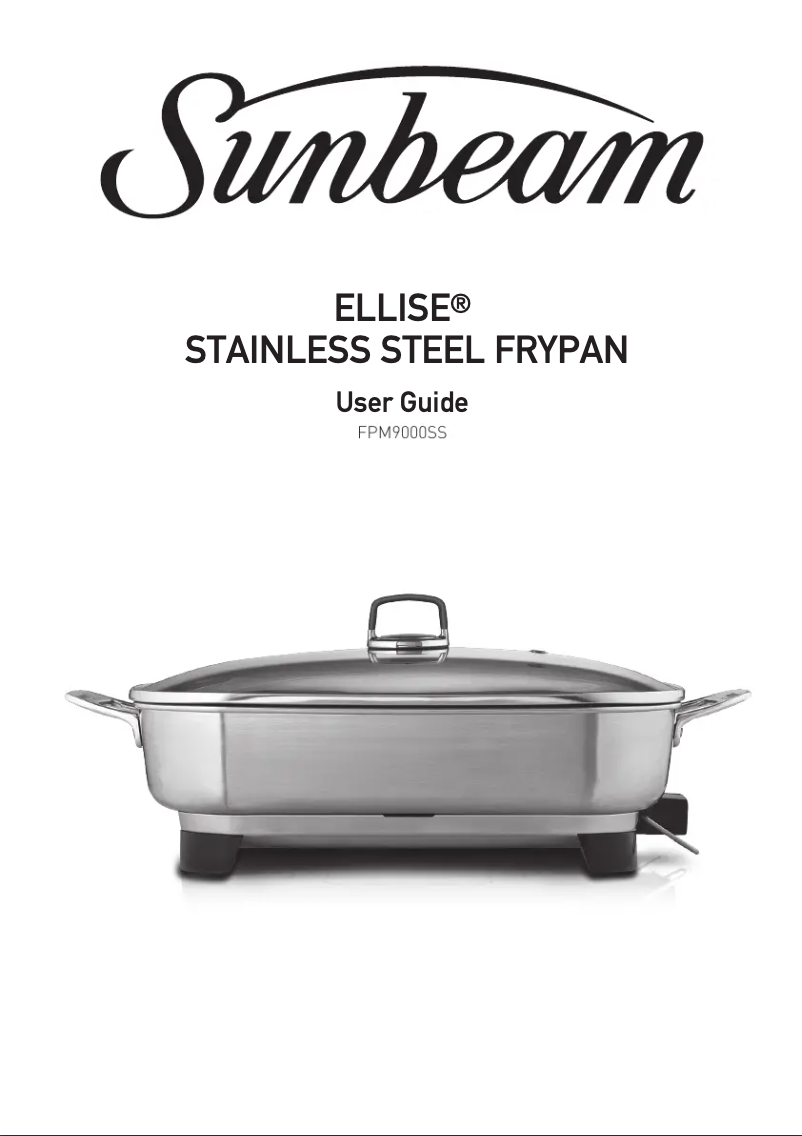 First page image of the manual for Ellise FPM9000SS