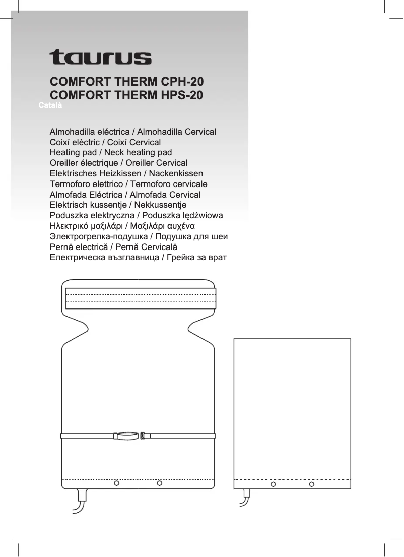 Page 1 of the manual User Manual Taurus Comfort Therm HPS-20