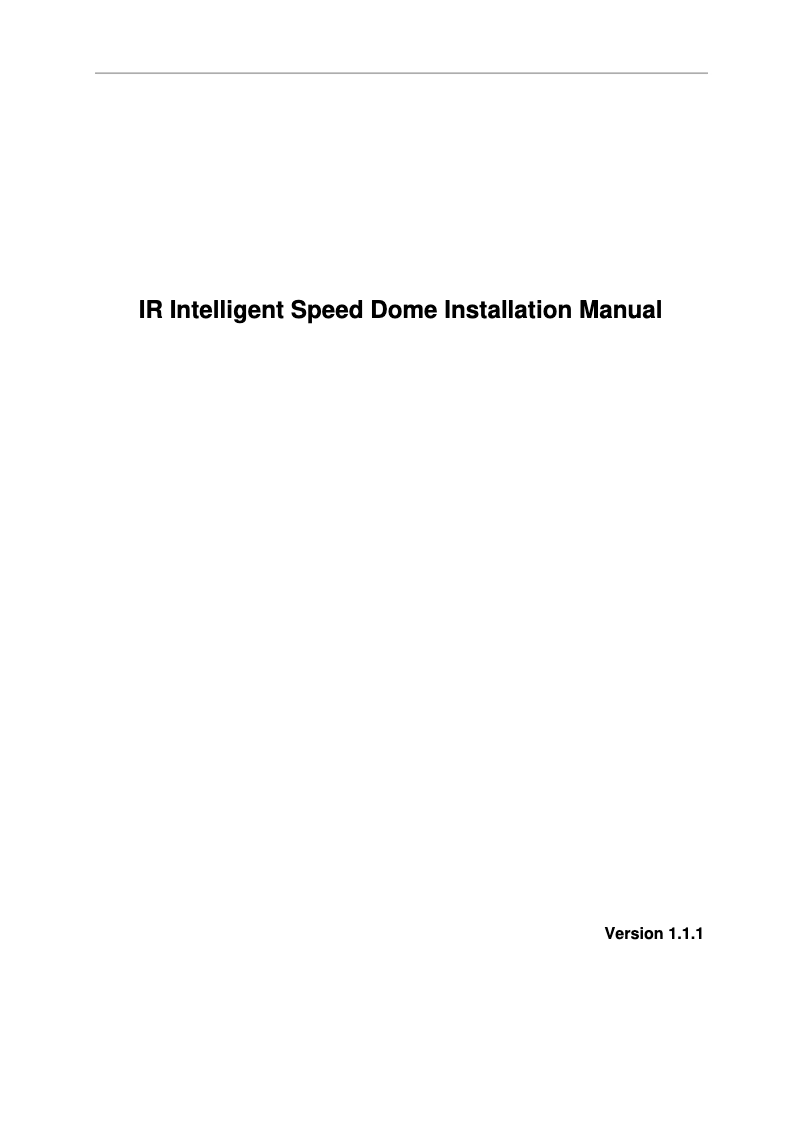 First page image of the manual for Pro SD59430U-HNI