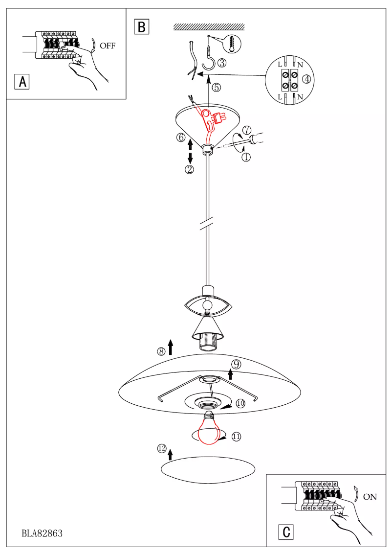 Page 1 of the manual User Manual Eglo Lobby