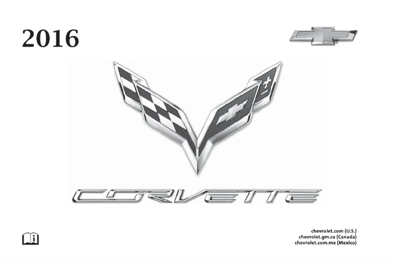 First page image of the manual for Corvette Stingray (2016)