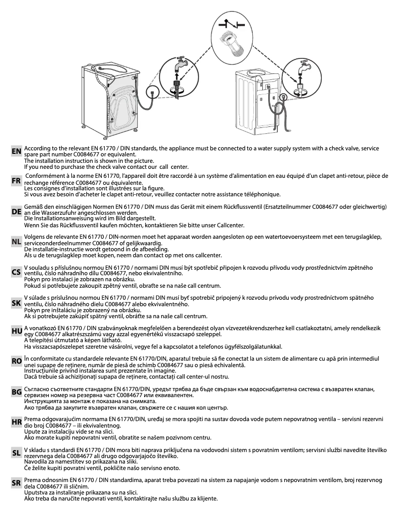 Page 1 of the manual Energy Label Whirlpool FFB 8458 BV EE