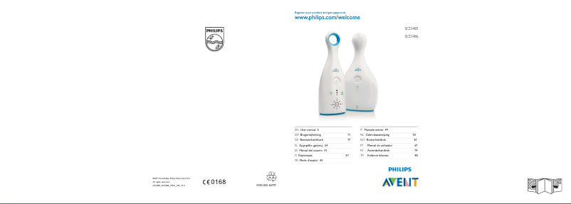 Image de la première page du manuel de l'appareil AVENT SCD486