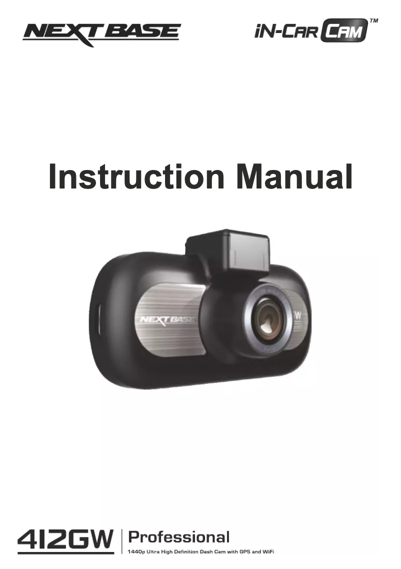 First page image of the manual for 412G